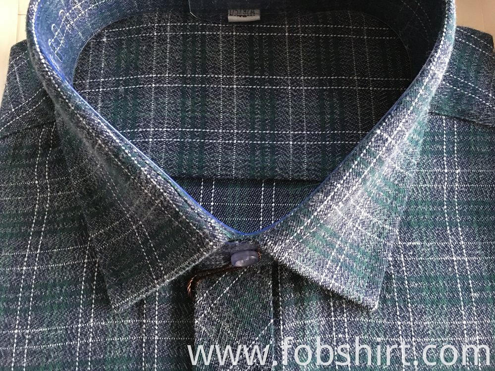 Men Flannel Fabric Quality Shirt